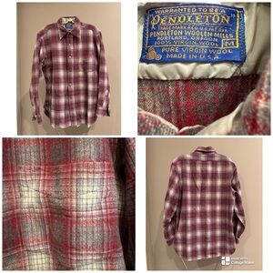 Vintage Wool Pendleton button down flannel